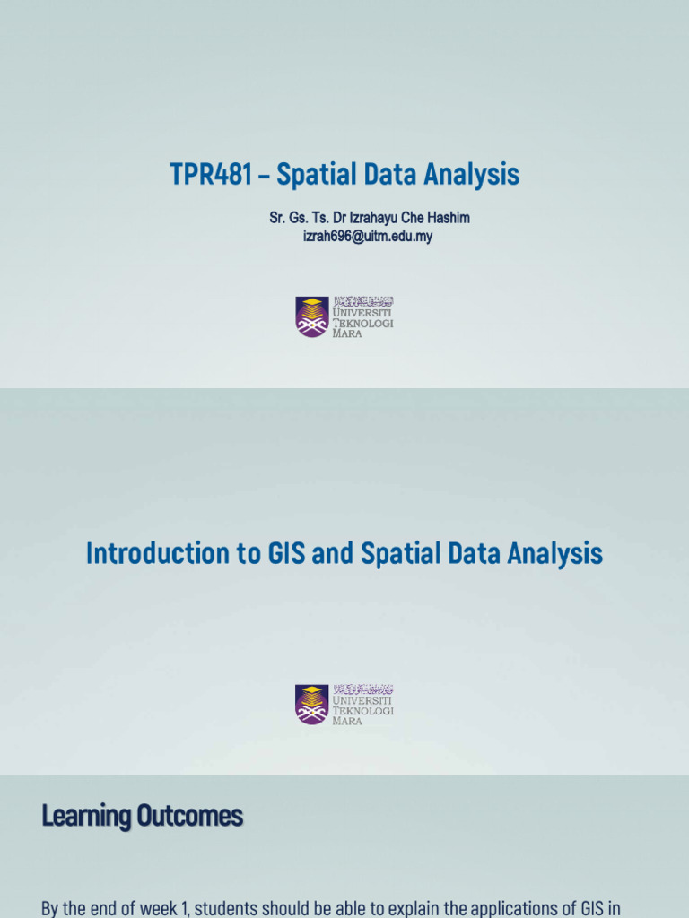 Introduction to gis and spatial data analysis pdf