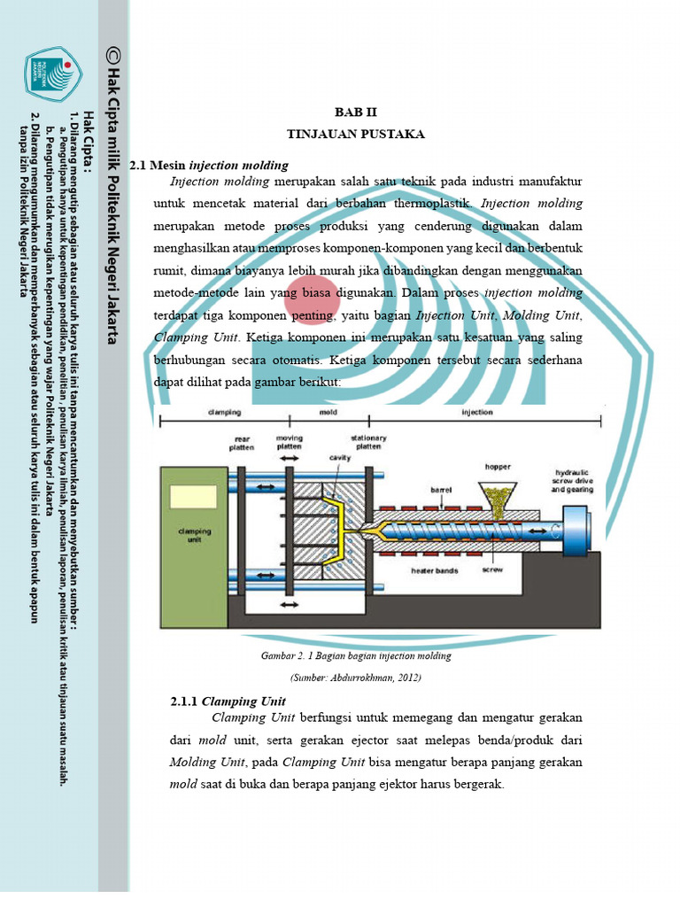 Komponen Utama Mesin Injection Molding | PDF | Bisnis