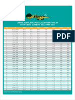 Jadwal Imsak, Buka Puasa, Dan Waktu Shalat Di Kota Kota Surabaya Ramadhan 2022