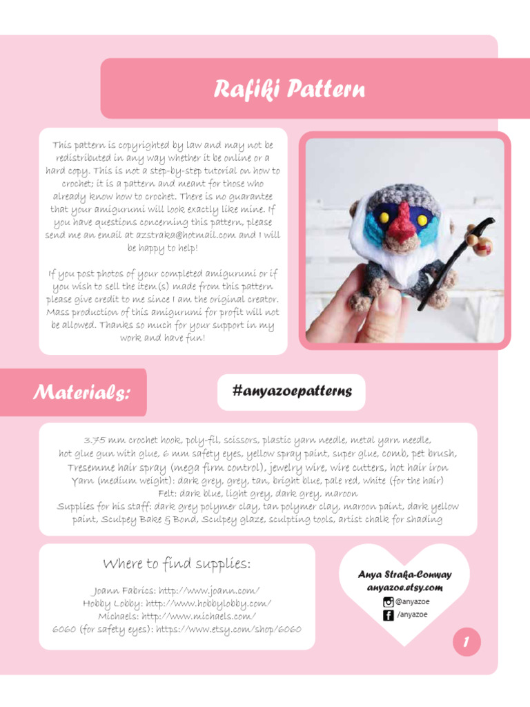 AnyaZoe Rafiki 1 | PDF