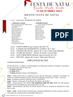 Cartaz Festa de Natal