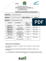 4 - Programação Das Avaliações