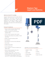 Displacer Type Liquid Level Switches: Description
