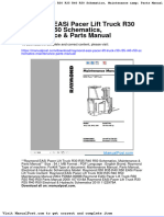 Raymond Easi Pacer Lift Truck r30 r35 r40 r50 Schematics Maintenance Parts Manual