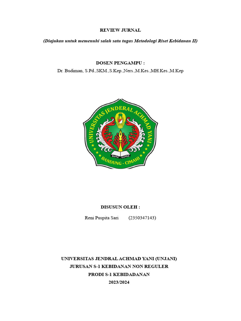 Review Jurnal Kespro Remaja | PDF