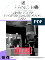 Graba Voces Profesionales Desde Casa Adriano Koi Producer