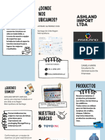 Folleto Informativo Autismo Juvenil Azul