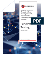 Penetration Testing Service Data Sheet