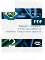 ANSI - IIAR 2-2021 Standard For Design of Safe Closed-Circuit Ammonia Refrigeration Systems