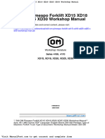 Still Om Pimespo Forklift Xd15 Xd18 Xd20 Xd25 Xd30 Workshop Manual