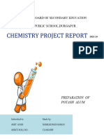 Chemistry Project Report Class 12 Cbse 2020 2021 Oon Topic Prepration of Potassh Alum From Alminium Scrap1