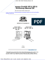 Still Om Pimespo Forklift Xe12 Xe15 Xe18 Xe20 Workshop Manual de