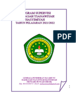 Program Supervisi 2021-2022 MTs Hasy