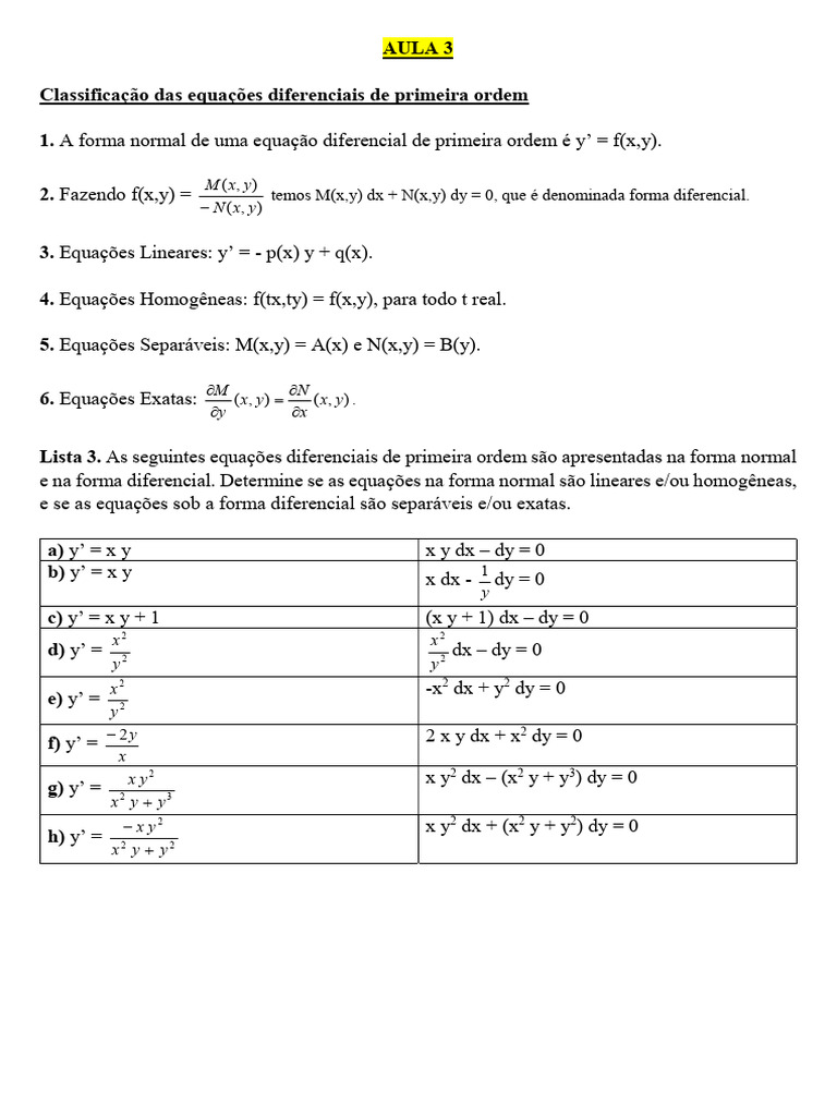 Aula 3 | PDF