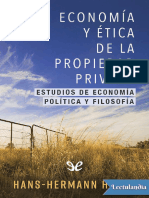 Economía y Ética de La Propiedad Privada