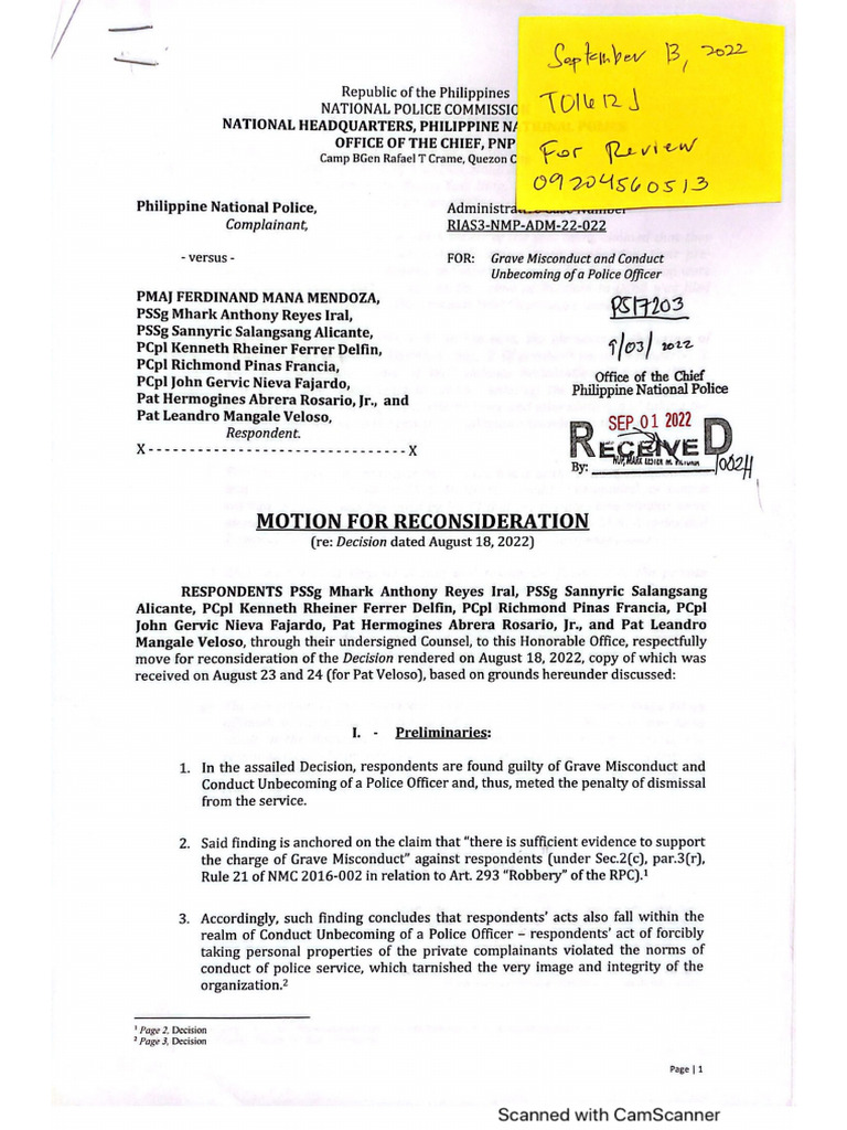 Pnp Administrative Case On Awol