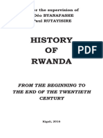 History of Rwanda Fron The Beginning To 20th Century