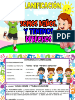 5 Años DERECHOS DE LOS NIÑOS