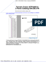 Tadano All Terrain Crane Atf220g 5 SN 2036263 Parts Catalog Endefr