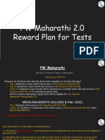 PW Maharathi 2.0 Reward Plan For Tests