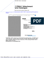 TCM Fb30 7 Fb30 7 Attachment Pa 81ua Parts Catalogue