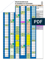 Academic Calendar 2023 - 24 Even - Student