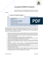 Gestion Des Patients COVID-19 À Domicile: Critères de Maladie "Bénigne"