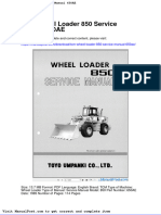 TCM Wheel Loader 850 Service Manual 650ae