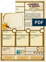 Ficha Hora de Aventura RPG