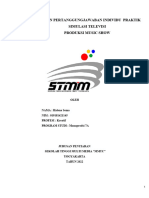 Halena Sema (019181421145) - Laporan Pertanggungjawaban Praktik Simulasi Televisi