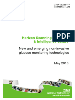 2016 - NIH - New and Emerging Non-Invasive Glucose Monitoring Technologies