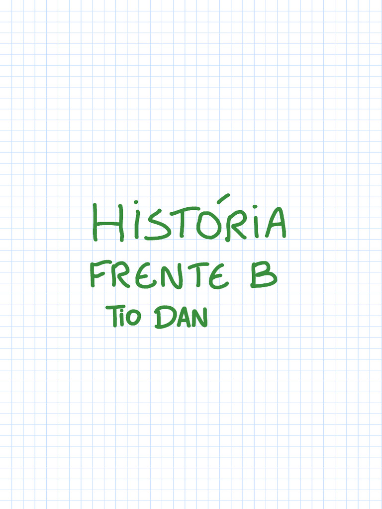 História Frente B | PDF