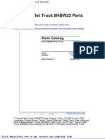 Toyota Pallet Truck 8hbw23 Parts Catalog