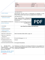 Teacher Quarter Date: Detailed Lesson Plan Grade Level