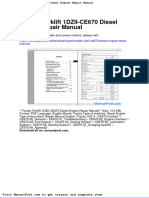 Toyota Forklift 1dzii Ce670 Diesel Engine Repair Manual