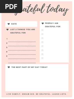 Gratitude Journal