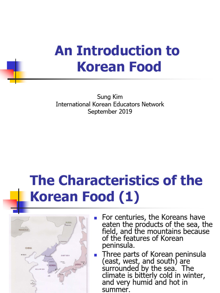 Korean Food | PDF | Korean Cuisine | Vitamin