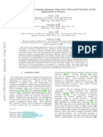 Mutual Information Maximizing Quantum Generative Adversarial Network and Its Applications in Finance