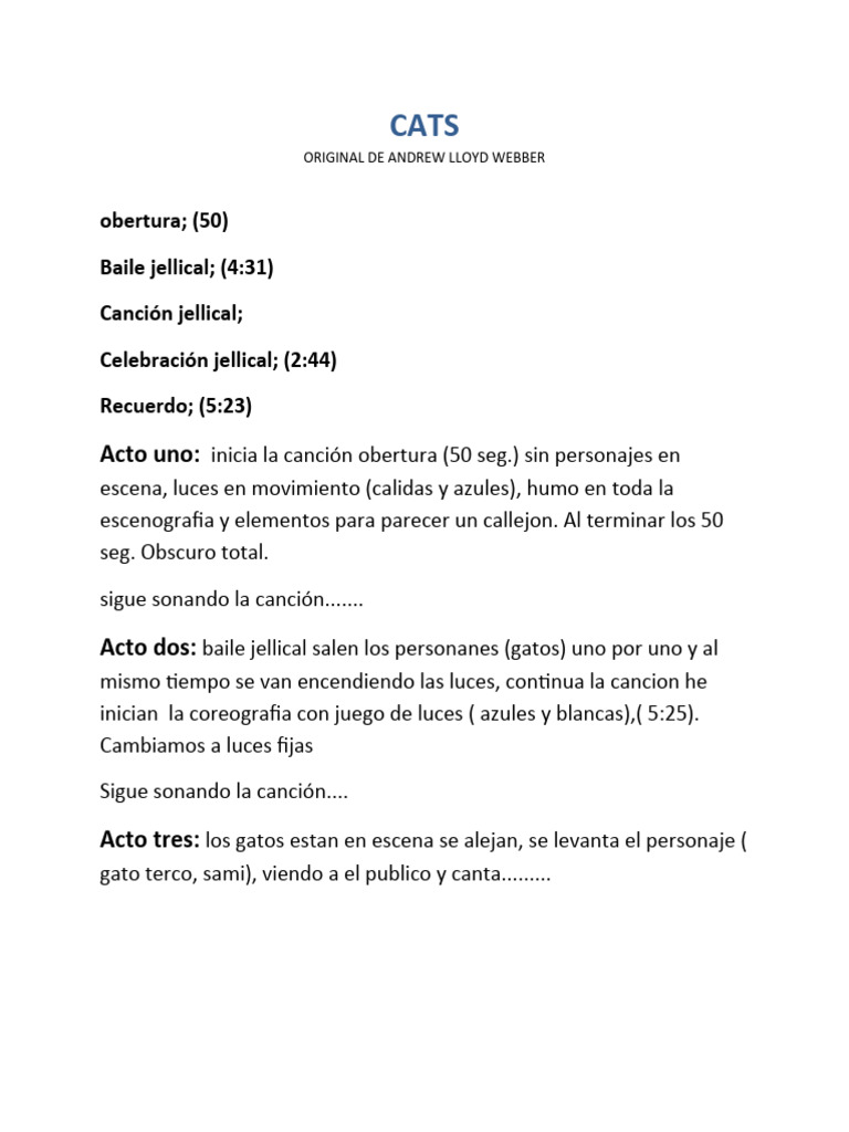 CATs | PDF