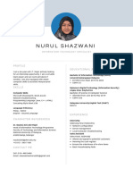 Shazwani's Resume