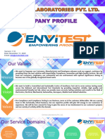Envitest Company Profile
