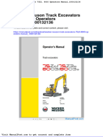 Wacker Neuson Track Excavators 75z3 8003 Operators Manual 1000132136