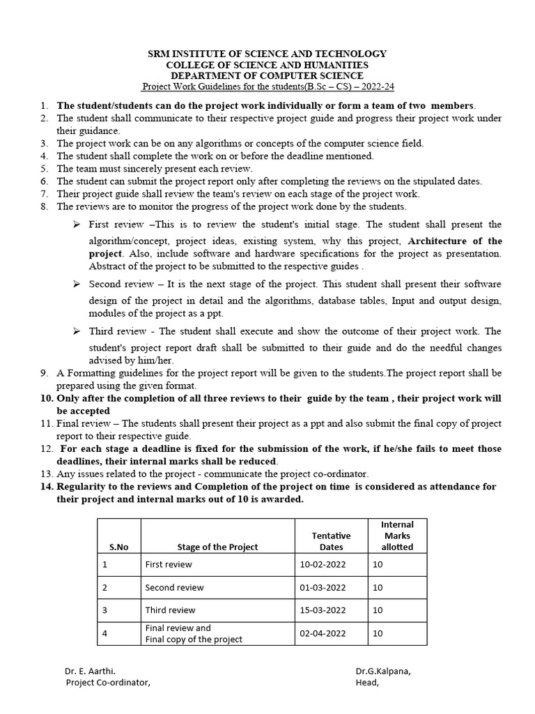 Ug project guidelines 2024 pdf information technology computer