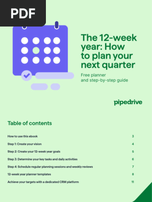 The 12 Week Year Guide