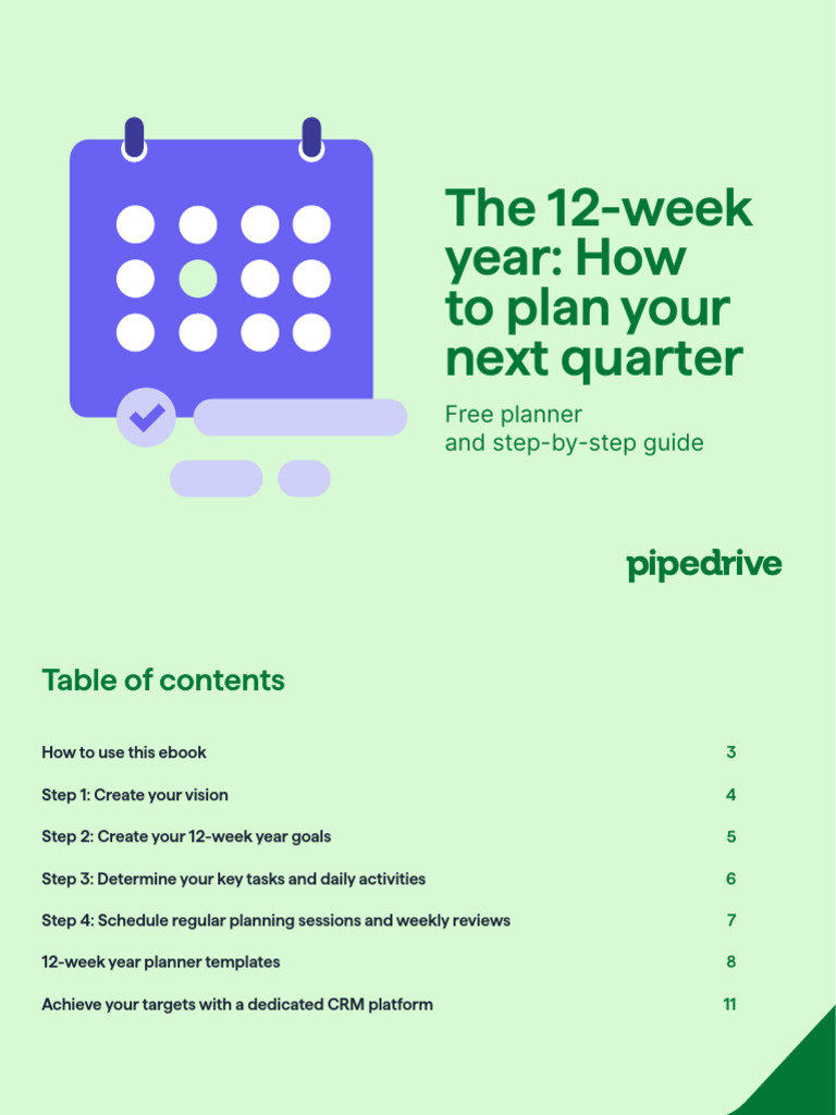 the 12 week year field guide pdf free download