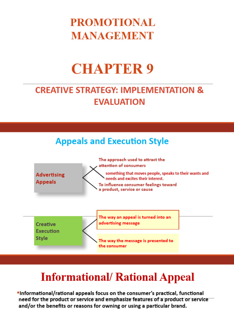 Creative Strategy in Advertising Execution | PDF | Advertising | Brand