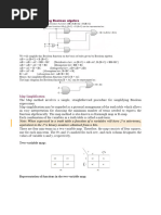 Simplification Using Boolean Algebra