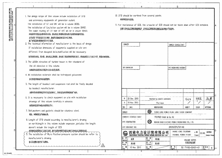 D0401-01 (B) Volume Notes | PDF