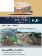 Failures in Geotechnical Engineering