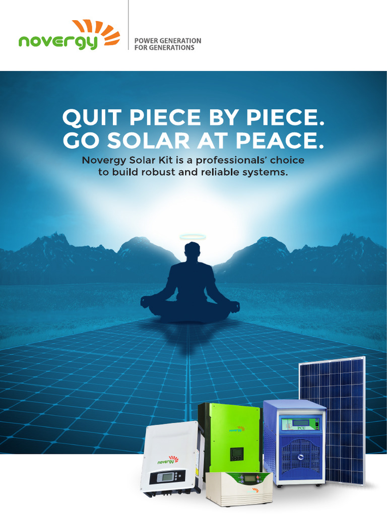Novergy Solar Kit Brochure V220317 | PDF